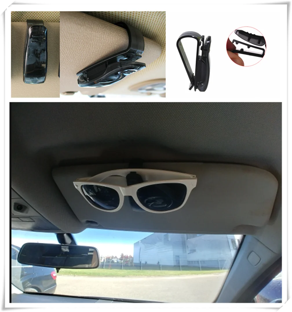 Auto Accessories Sunglasses Frame Car Fasteners Ticket Holder for Nissan TEANA QASHQAI BLUEBIRD SUNNY TIIDA PALADIN