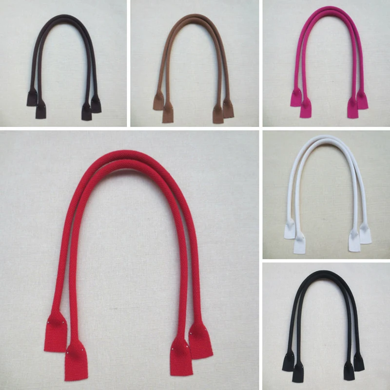 1 Pair 60cm Canvas Bag Handles Fashion Sewing Obag Handles 2019 New