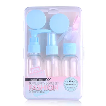 

8pcs Travel Bottles Set Leak Proof Refillable Toiletries Containers for Liquid Shampoo with Spray bottle cosmetic cream bottles