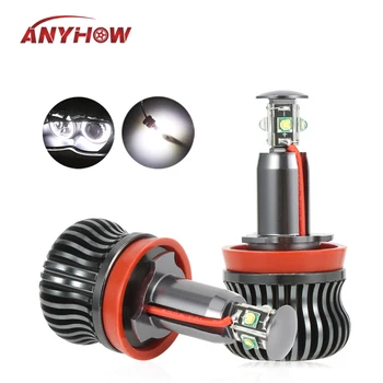 

New Car Headlight Angel Eyes H8 80W Car Mini LED Marker Anti-Fog Halo Light Lamps For BMW E82 E90 E92 E60 E61 E63 E89 X6