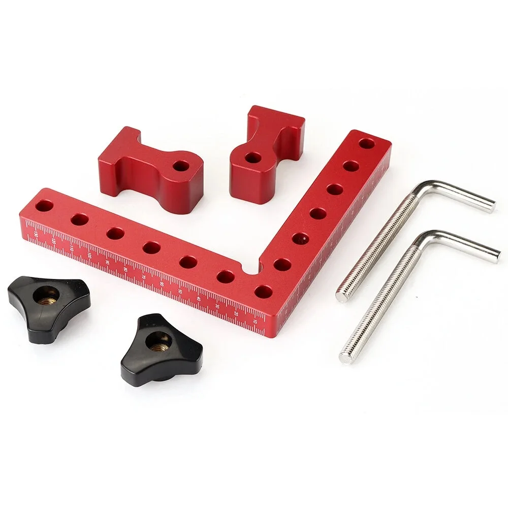 GanWei Woodworking Precision Clamping Square L-Shaped Auxiliary Fixture Splicing Board Positioning Fixed Clip Woodworking Tool