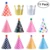 11 Штук Happy Birthday Party Hats Polka Dot DIY Cute Handmade Cap Crown Shower Baby Decoration Boy Girl Gifts Supplie