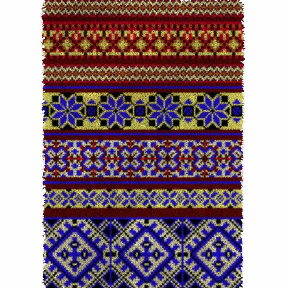 

Latch hook kits with Pre-Printed Mandala PatternCarpet embroidery Foamiran for needlework Home decoration Tapestry Hook mat