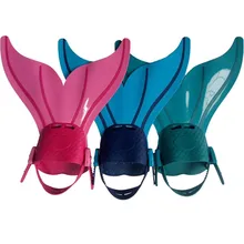 Модернизированные ласты русалки хвост цельный плавать ласты для дайвинга ласты дети ласты