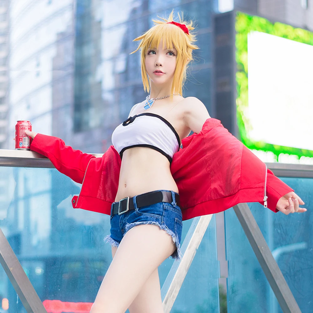 Fate_Grand_Order_FGO_Apocrypha_Cosplay_costumes_Mordred_Racing_Girls_Sexy_Uniforms_Women_Funny_Coat_