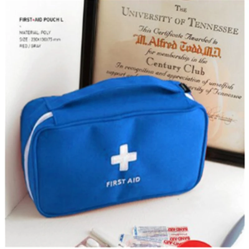 Empty Large First Aid Kit Emergency Medical Box Portable Travel Outdoor Camping Survival Medical Bag Big Capacity Home/Car