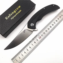 Eafengrow EF965 D2 лезвие G10 Ручка Flipper открытая система для охоты/утилета/кемпинга/повседневного использования/карманный/складной нож