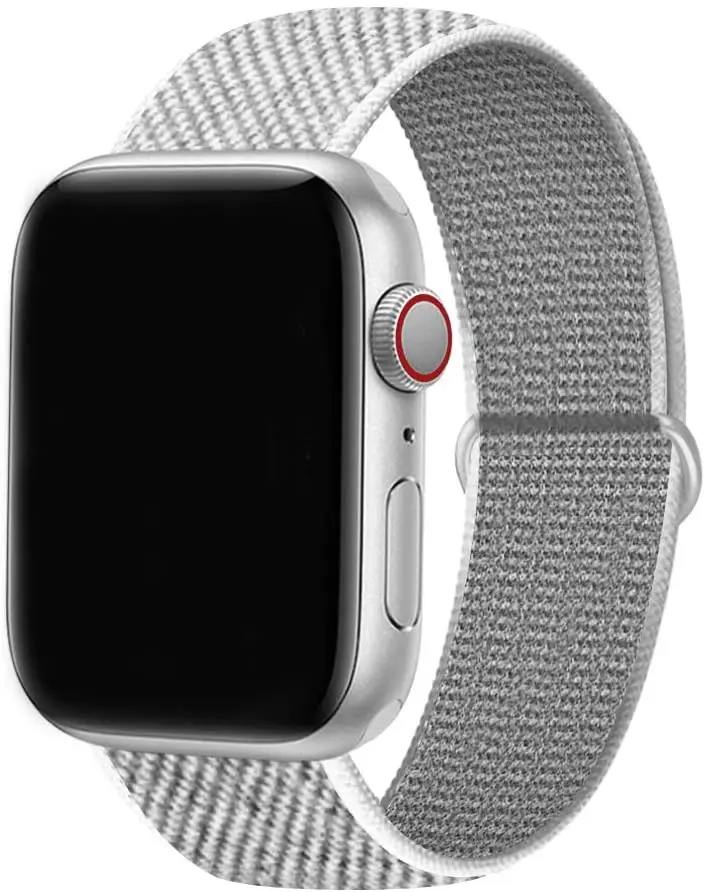 38mm/40mm/42mm/44mm, breathable and soft nylon wristband replacement compatible with iWatch series 1/2/ 3/4/ 5/6/ SE
38mm/40mm/42mm/44mm, breathable and soft nylon wristband replacement compatible with iWatch series 1/2/ 3/4/ 5/6/ SE