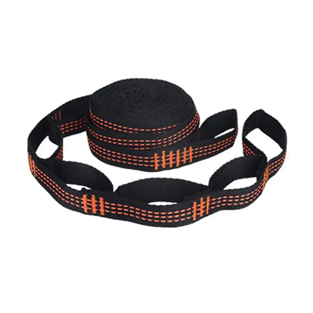 Hammock straps 1/2Pcs Hammock Straps Special Reinforced Polyester Straps High Load-Bearing Barbed Black Outdoor Hammock straps