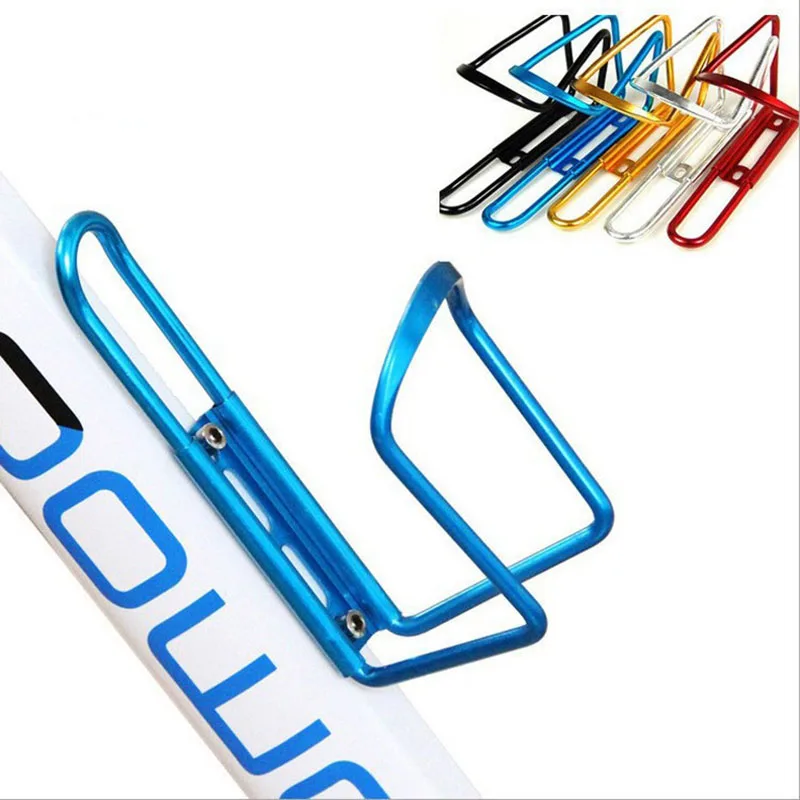 Aluminum Alloy Bicycle Water Bottle Holder Mountain Bike Bottle Can Cage Bracket Cycling Drink Water Cup Rack Cycle Accessories