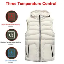 Унисекс Графен жилет с электроподогревом хлопок нагревательный жилет USB интеллектуальная Тепловая Теплая одежда зимняя куртка