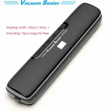 

Electric Vacuum Sealer Packaging Machine For Home Kitchen 32cm Width Seal Food Saver Bags Commercial Vacuum Food Sealing Dry Wet