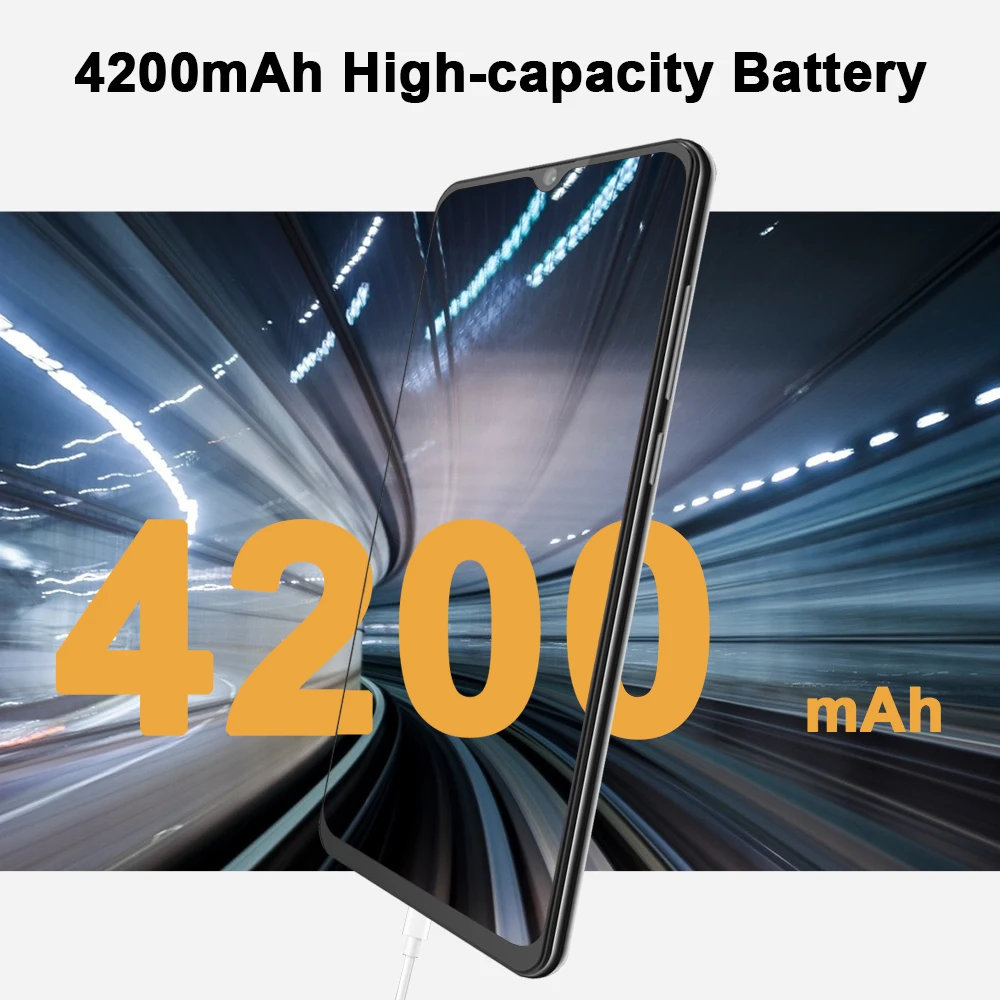 Cubot Note 20 Smartphone Rear Quad Camera NFC Google Android 10 6.5 Inch 4200mAh Dual SIM Card Telephone 4G LTE 3GB+64GB Celular