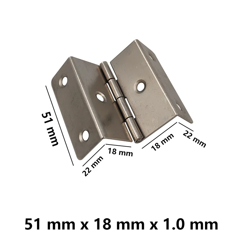 Vintage Furniture Cabinet Foldable Door Hardware Mute Double Bifold Hinge 2PCS furniture hinge cabinet door hinges cabinet hinges