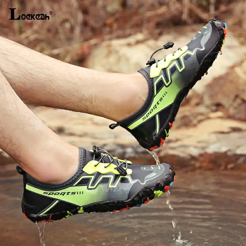 Легкие прочные походные мужские женские кроссовки для воды быстросохнущая