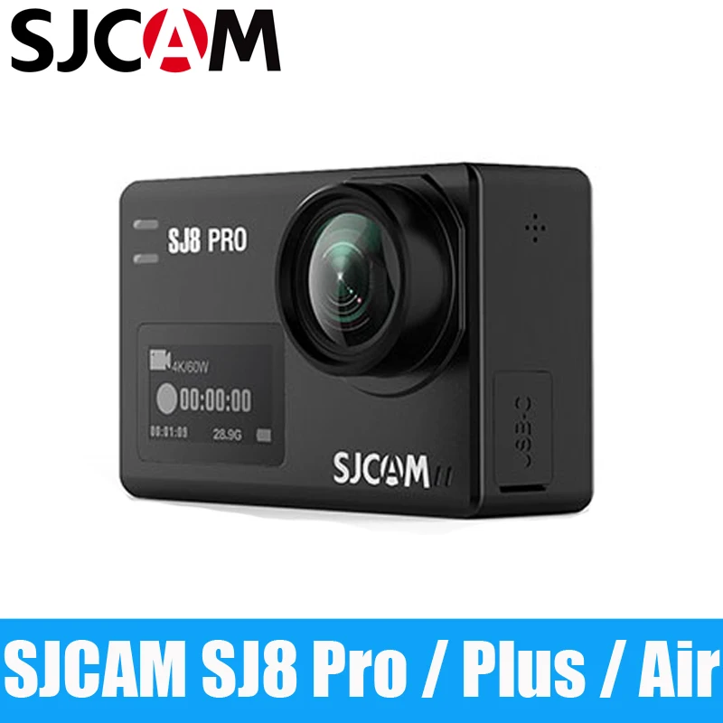 Cámara de Acción SJCAM 4K SJ8 Pro / SJ8 Plus / SJ8 Air 1296P 4K 30fps/60fps HD casco de Control remoto impermeable FPV deportes DV