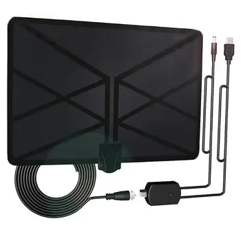 

TV Antenna 960 Miles Indoor Amplified Digital Aerial HDTV 4K HD DVB-T Freeview TV for Local Channels Broadcast Home Television