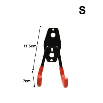 

U Shaped Space Saving Steel Anti Slip Power Tool Organizer Home Garage Double Hooks Ladder Storage Warehouse Heavy Duty Shovel