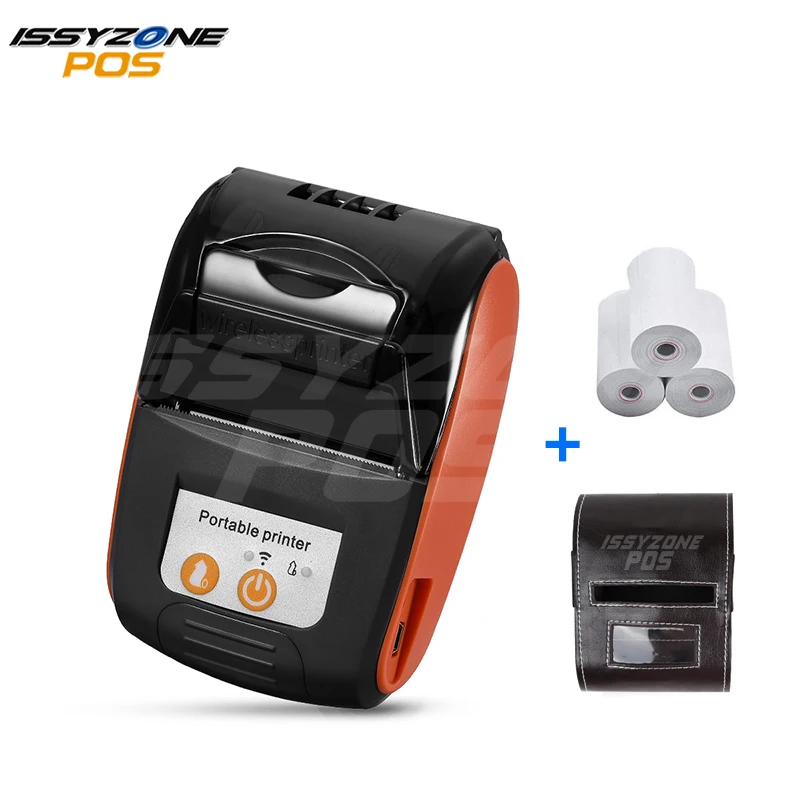 

ISSYZONEPOS Android Bluetooth Printer Mobile Wireless Mini Barcode 58mm Thermal Receipt POS Printer iOS Phone Free SDK Software