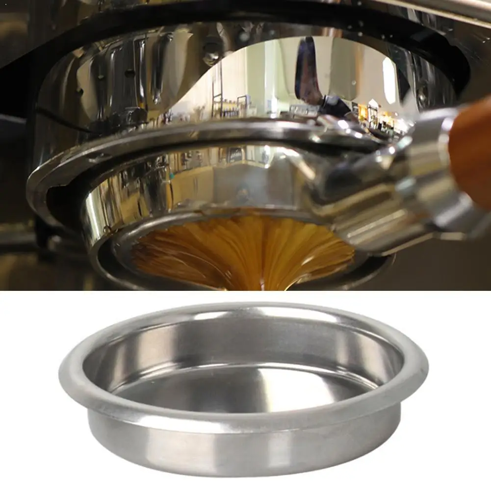 

58mm Mini Metal Blind Filter Backflush Insert Basket Cleaning Backwash Coffee Coffee Machine Accessories Bowl For Espresso D9D8