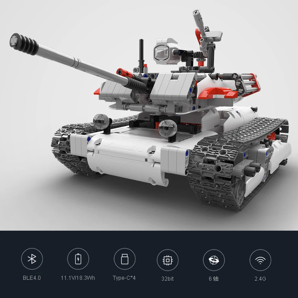 Original Xiaomi Mitu Robot Tank Mecha Crawler Base Mitu Building Block Robot Crawler Tank Version C