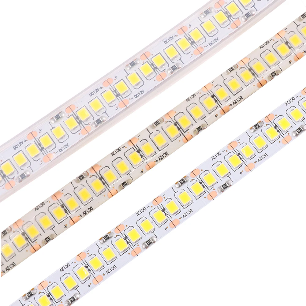 

12V LED Strip Light Tape 5m 1200Leds SMD 2835 12 V Volt Waterproof 240Leds/m Led Flexible Lamp String White / Natural White