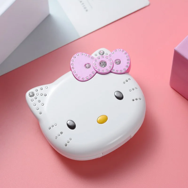 

New Style K688 hello kitty Flip Mobile Phone Cartoon Cute Students Children Mini Mobile Phone Foreign Trade Original Garment Hot