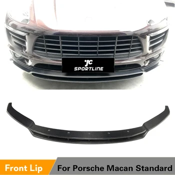 Carbon Fiber Front Bumper Lip Spoiler Splitters For Porsche Macan