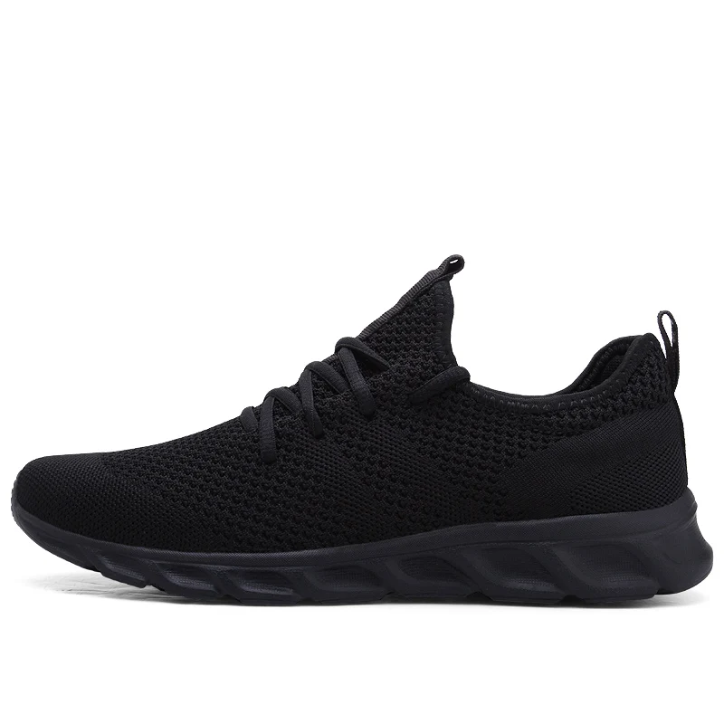 

Flyknit Men Shoes Light Sneakers Men Breathable Jogging Shoes for Men Rubber Tenis Masculino Adulto Plus 35 46 48 DropShipping