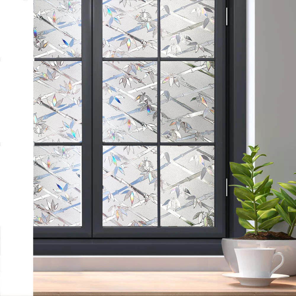 

Funlife Window Film 3D Ecology Non Toxic Static Decoration for UV Rejection Heat Control Privacy Self-adhesive Glass Stickers