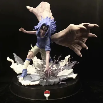 

33cm Cursed Form Sasuke Uchiha Battle Static Action Figure Naruto Shippuden Figurines Anime Character Pvc Statue Colectible Toys