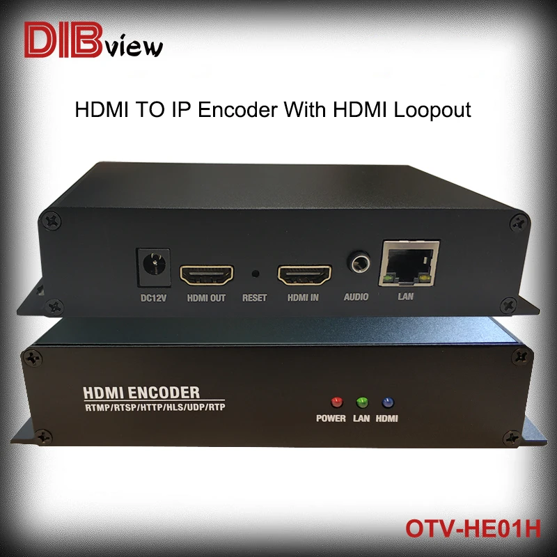 Lower cost NDI Streaming Broadcasting media video H.265 HEVC H.264 HDMI loopout Facebook Youtube Video RTSP Live IPTV Encoder