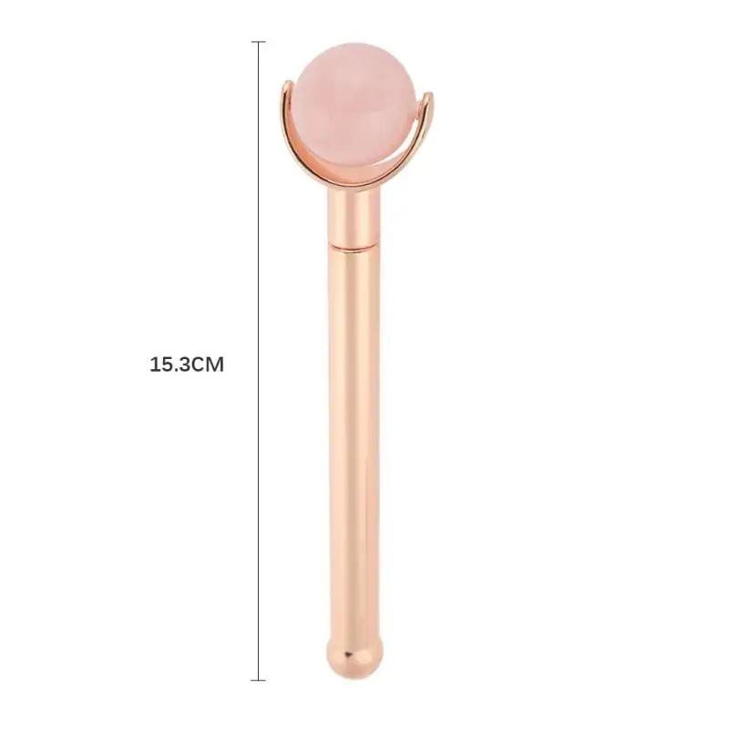 Pink Jade Face Slimming Roller Facial Massage Roller Natural Jade Anti-wrinkles Skin Care Face Massager Beauty Tool