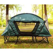 Camping Tent Waterproof Portable Oxford Cloth Double Style Multifunctional Fishing Camping Off-Ground Tent Rainproof