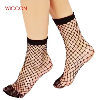 

New Chic Streetwear Women's Harajuku Black Breathable Fishnet Socks Sexy Hollow out Nets Socks Ladies Casual Mesh Socks &Hosiery