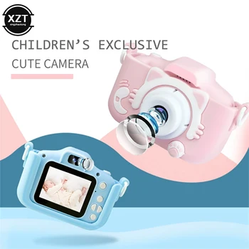 

Cartoon Baby Camera 2.0 inch Screen Kid Mini Digital Camera 12MP Photo Sticker Video Game 2000w HD Camera with 600mAh Toy Gift