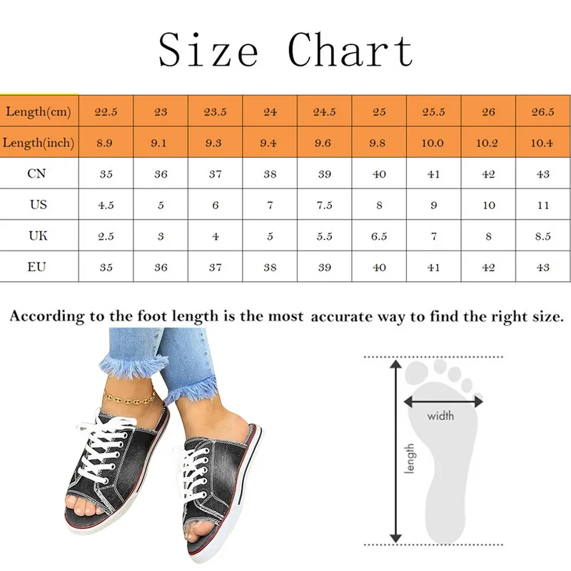 Hollow Out Breathable Slippers Women Slippers Summer Sandals Flat Women Canvas Casual Shoes Lace Up Flip Flops Mules Black Blue