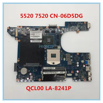 

High quality For Inspiron 15R 5520 7520 Laptop motherboard CN-06D5DG 06D5DG 6D5DG QCL00 LA-8241P Pga 989 HM77 100% working well