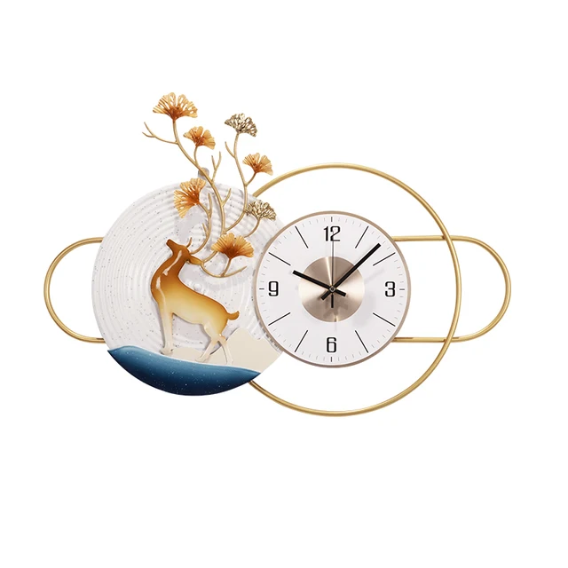 Luxus Divatfalak Fém Nappali Csendes Nagy Művészet Skandináv Modern Falóról Mechanizmus Reloj De Pared Otthoni Dekoráció 50 - Image 4
