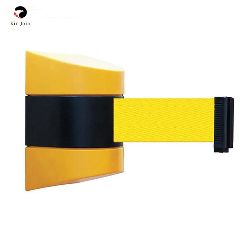 10m Belt Wall Amount Retractable Barrier Tape Safety For Warehouse Workshop Crowed Control Colorful Optional