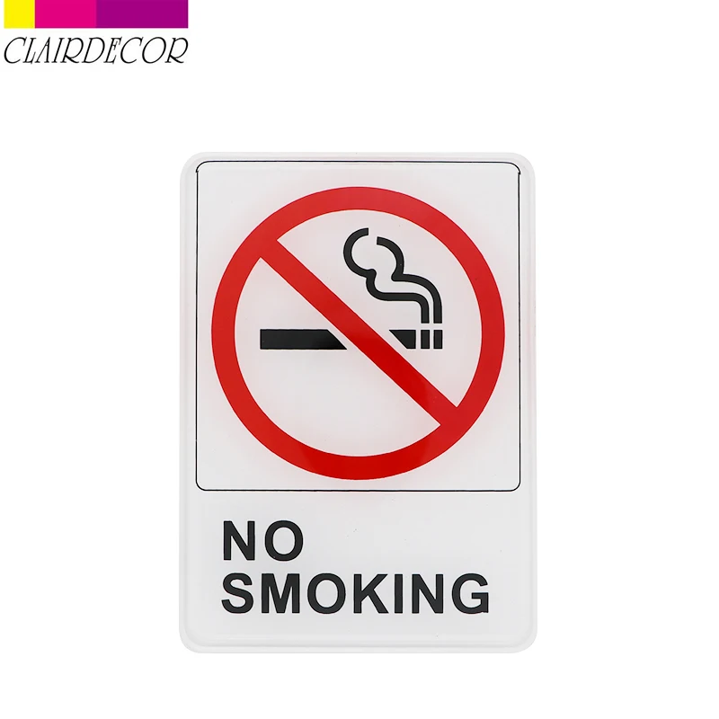 

5 in. x 7 in.WARNING Slogan No Smoking Home Decor PS Sign \Pub\Hotel Decorative PS Sign Art Painting Plaque