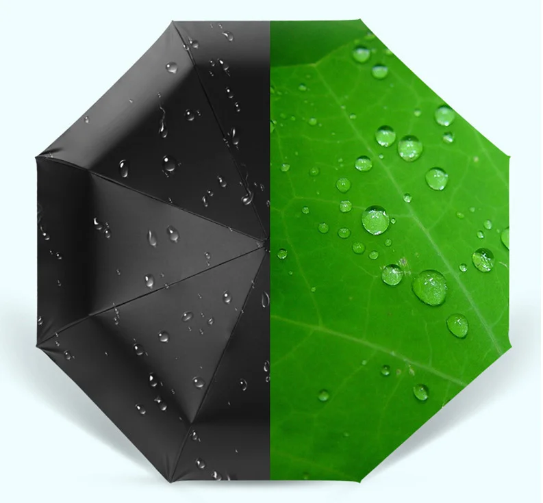 

10 bone Glue folding inverted umbrella fully automatic reverse parachute outdoor sun reverse umbrella rain women parasol