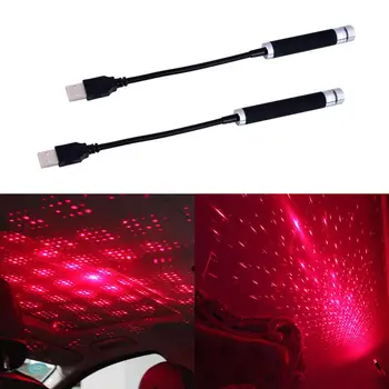

Romantic Star USB Night Light Car Atmosphere Lamp Party KTV Holiday Lighting New Year Fantastic Birthday Car Roof Lights
