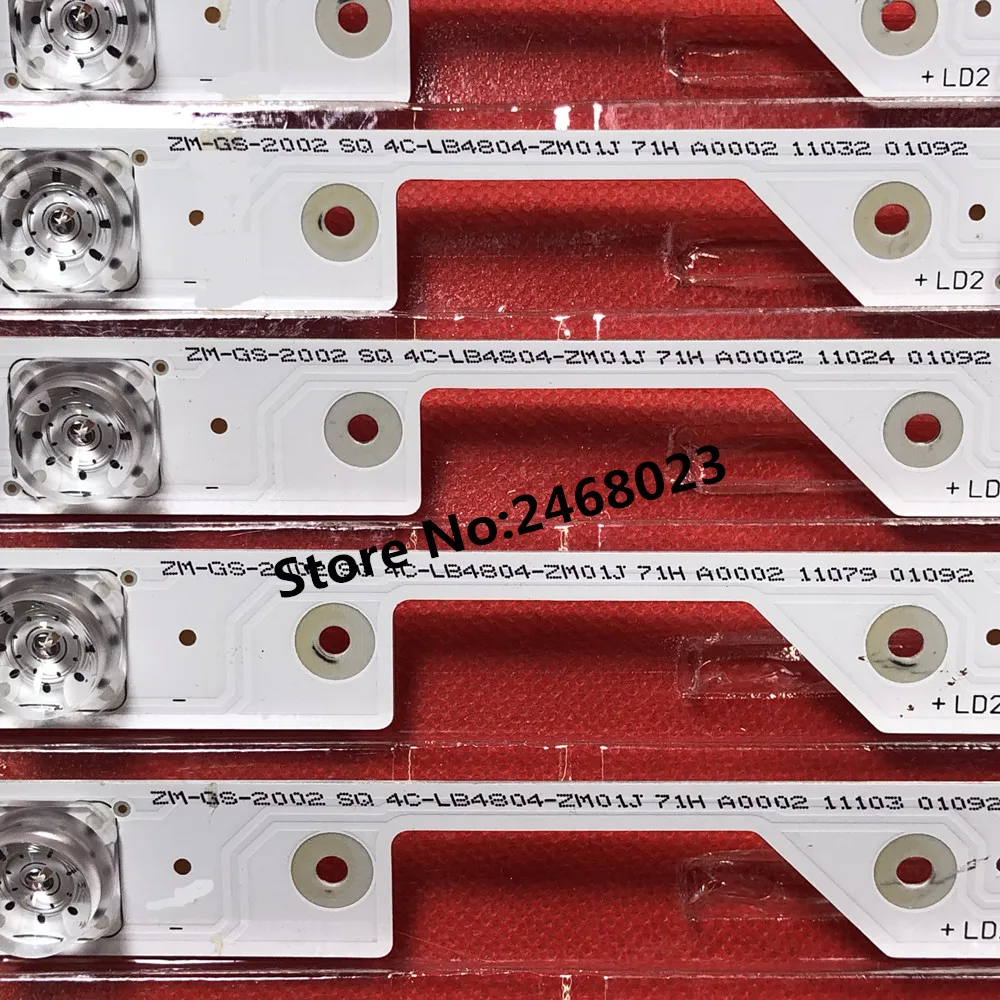 8 шт. 4 лампы 6В для TCL L48P1S-CF L48P1-CUD B48A858U светодиодный Подсветка полосы 4C-LB4804-ZM1 4C-LB4804-ZM01J GIC48LB14-3030F2.1e