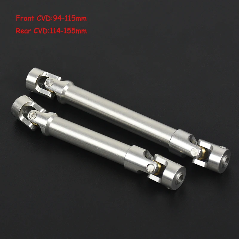 Metal Front CVD(94-115mm ) +Rear CVD (114-155mm)for 1/10 313MM Wheelbase SCX10 90046 TRX4 | Игрушки и хобби