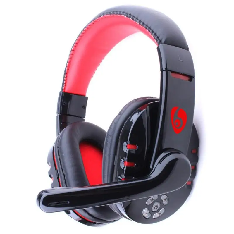 V8-1 геймерские Bluetooth наушники гарнитура с микрофоном Регулятор громкости для ПК Xbox One PS4 HiFi беспроводные игровые наушники