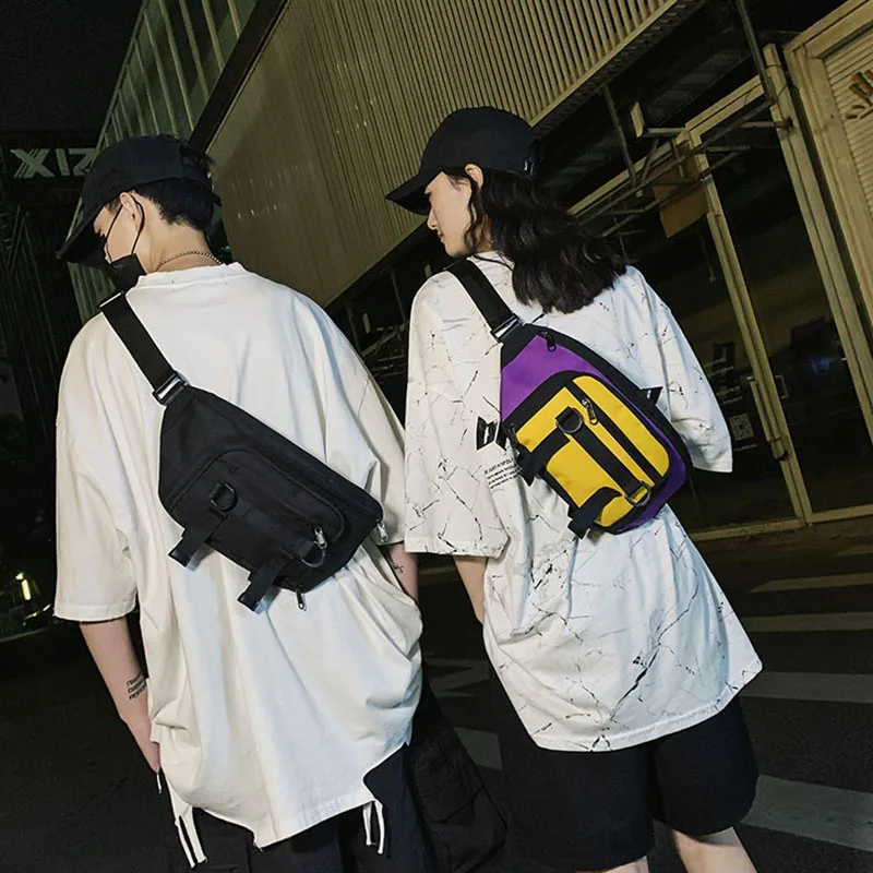 

Unisex Waist Bag 2023 Waterproof Chest Handbag For Large Fuorescent Pocket Waist Pack Belly Bags Men Purse Chest Bags