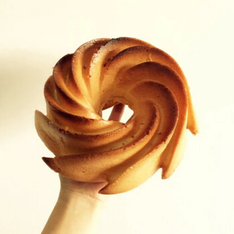 9 дюймов полые Savarin шифон формы антипригарная силиконовая форма для пирога посуда