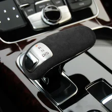

Car Gear Shift Head Cover Soft Leather Trim Sticker Decoration For A8 2011-2017 Car Interior Fashion Decoration Accessories