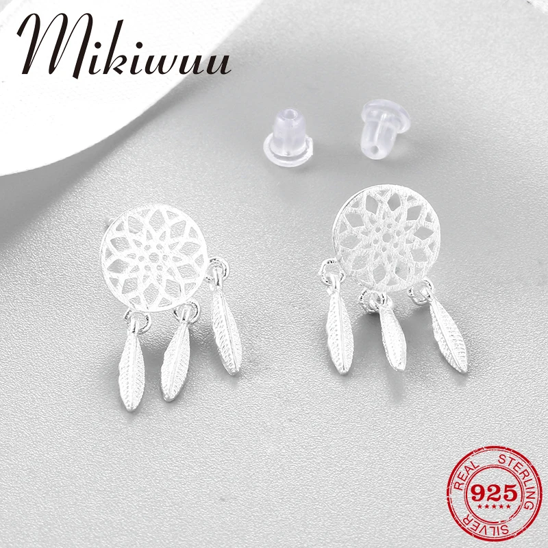 

New 925 Sterling Silver Dangle Earrings Flowers Dream Catcher for Women Earring Fashion Jewelry Oorbellen